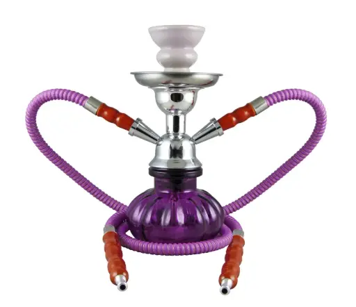 [AM016066] 9" Pumpkin, Purple, 2 Hose, Premium Box