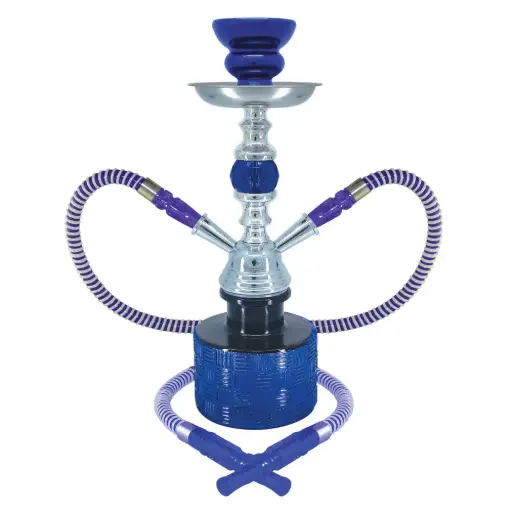 [AM020676] 13" Ripple, 2 Hose, Blue, Premium Box