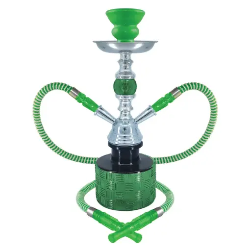 [AM020678] 13" Ripple, 2 Hose, Green, Premium Box