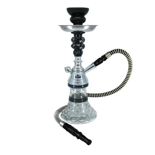 [AM038416] 12" Sunflower, 1 Hose, Black, Premium Box