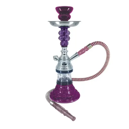 [AM038419] 12" Sunflower, 1 Hose, Purple, Premium Box