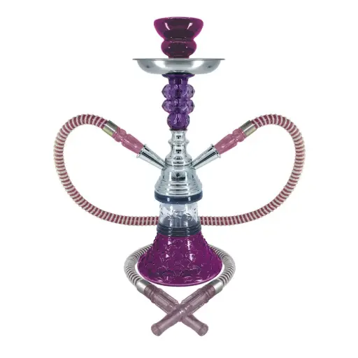[AM038424] 12" Sunflower, 2 Hose, Purple, Premium Box