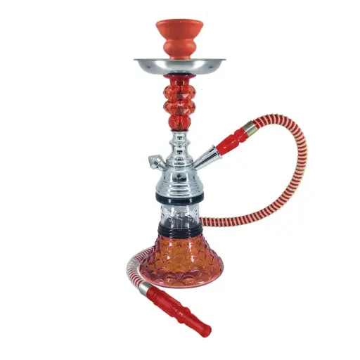 [AM038420] 12" Sunflower, 1 Hose, Red, Premium Box