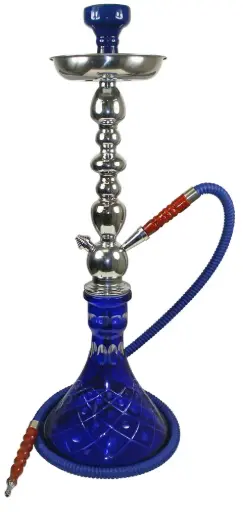 [AM020734] 24" Ultima Etched, Blue, 1 Hose, Premium Box