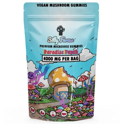 [M2356] SILLY FARMS Magic Mushroom Gummies Paradise Punch 10ct