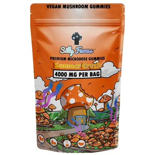 [M2360] SILLY FARMS Magic Mushroom Gummies Summer Crush 10ct