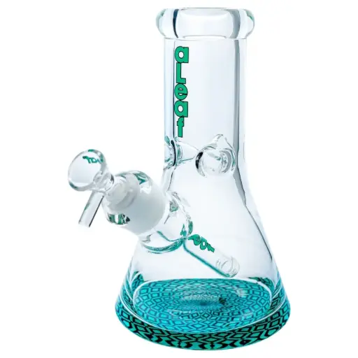[PC37614] 8" ABSTRACT BEAKER GREEN