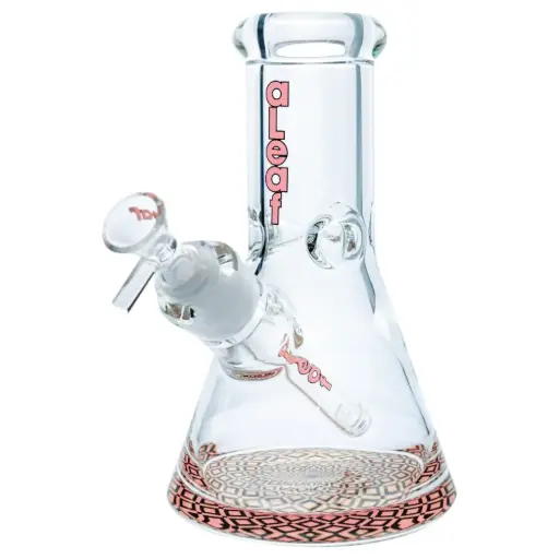 [PC37617] 8" ABSTRACT BEAKER PINK