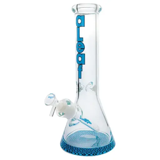 [PC37618] 12" ABSTRACT BEAKER  BLUE