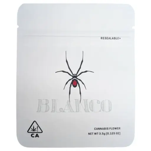 [AM050329] Smell Proof Zipped Bags 3.5 x 5.0"- Blanco 3.5 gram/ 0.125 oz - (20 pcs per bag)