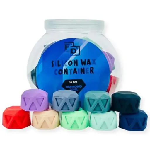 [PC37638] 20ML SILICON DIAMOND CONTAINER (30CT/20JARS)