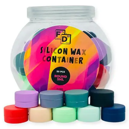 [PC37639] 5ML SILICONE CONTAINER (50CT/20JARS)