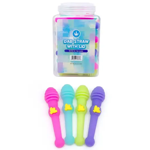 [PC37645] GLOW HONEYCOMB DAB STRAW