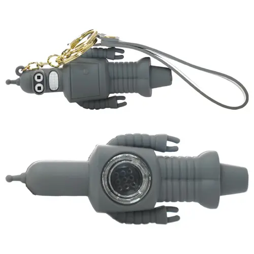 [AM034574] Unbranded Silicone H.P. Key Chain 3.0" Robot 3pcs