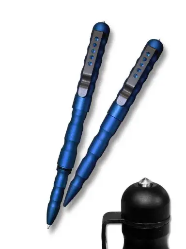 [AM050331] 6" Tactical Pen Blue