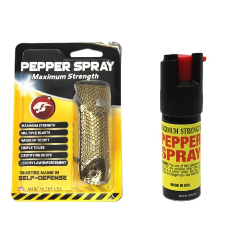 [AM050339] 0.5 Pepper Spray with Gold Case