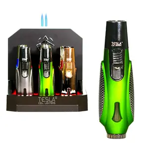 [AM023444] Tesla Lighter Straight Up Shooter 2 Torch 5.0'' (61617-T)