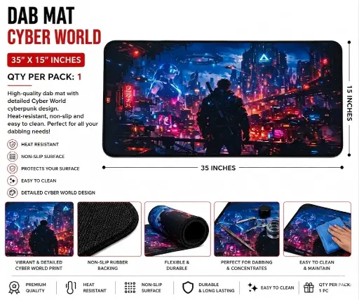 [PC37679] 35*15 DAB MAT CYBER WORLD