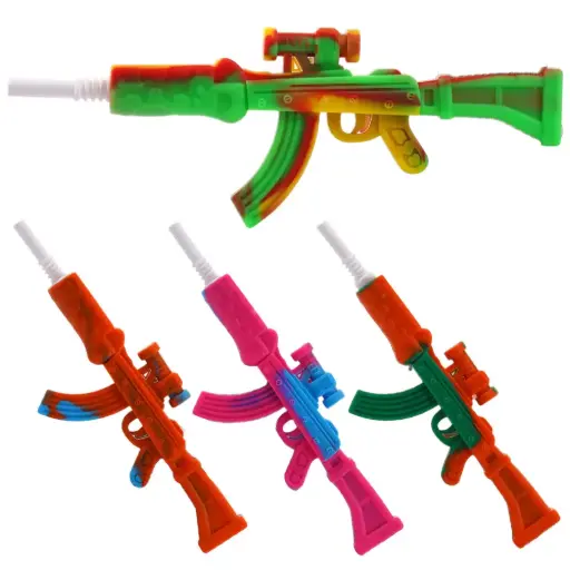 [AM050327] 10mm AK47 silicon Nector collector assorted color 4pcs per bag