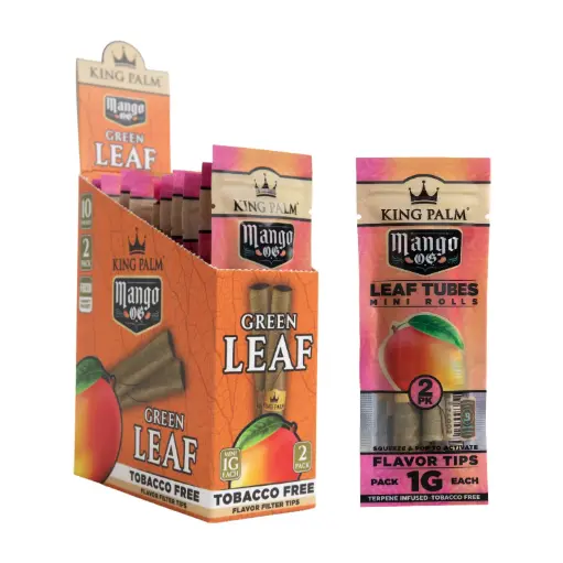 [M2367] KING PALM Green Leaf Mini Mango OG 2-Pack 10ct
