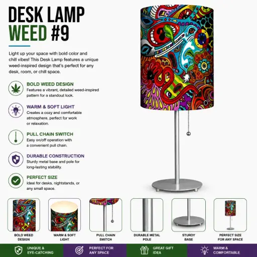 [AM050520] Desk Lamp - Weed #9