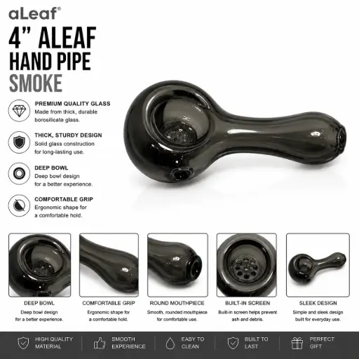 [PC37881] 4" ALEAF HP SMOKE