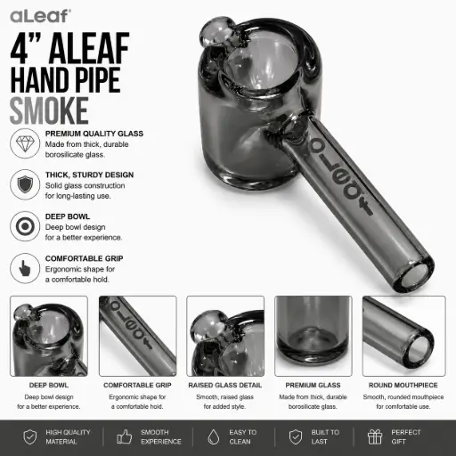 [PC37891] 4" ALEAF HP SMOKE