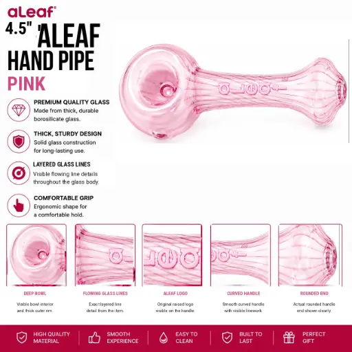 [PC37918] 4.5" ALEAF HP PINK