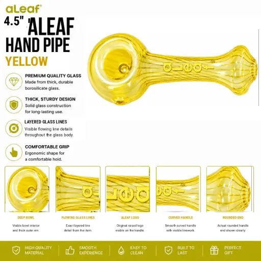 [PC37920] 4.5" ALEAF HP YELLOW