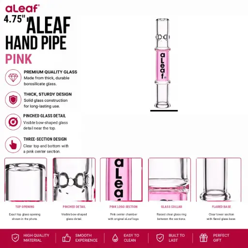 [PC37922] 4.75" ALEAF HP PINK