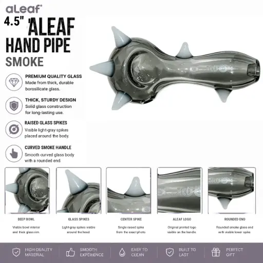 [PC37929] 4.5" ALEAF HP SMOKE