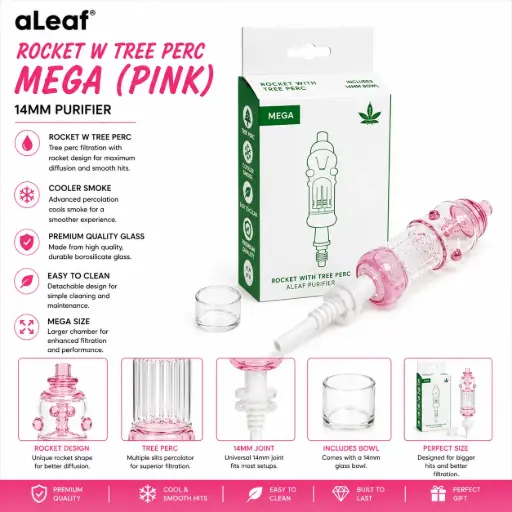 [PC37978] ALEAF ROCKET W TREE PERC MEGA (PINK)