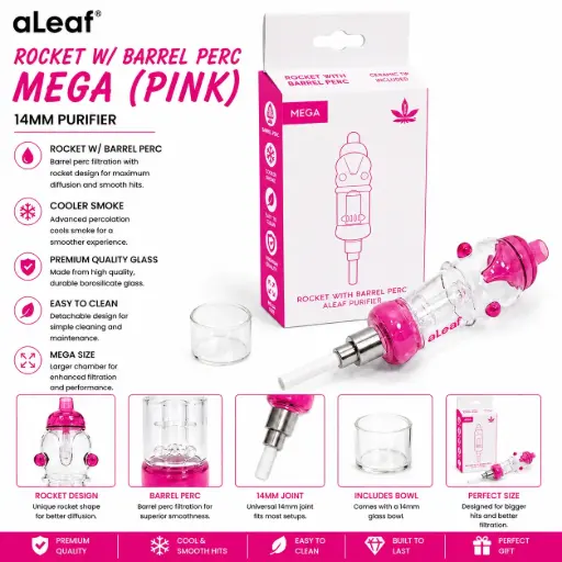 [PC37985] ALEAF ROCKET W/ BARREL PERC (PINK)