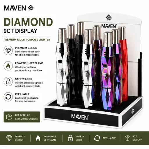 [AM050666] Maven Diamond 9ct Display