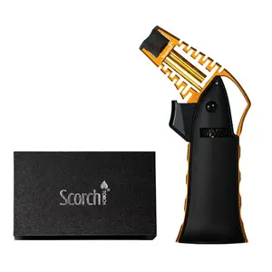 [AM025467] Scorch Torch Lighter X-Series 6.75" (61470) Gold / Black