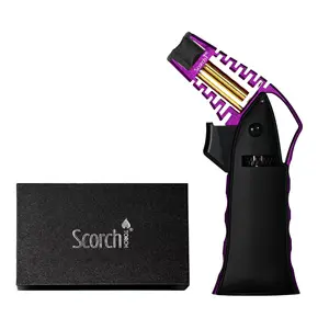 [AM026169] Scorch Torch Lighter X-Series 6.75" (61470) Purple / Black
