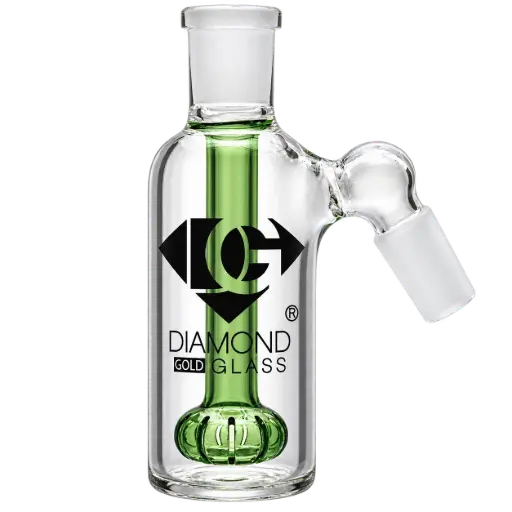 [DG00020] Diamond Glass ASHCATCHER- SHOWERHEAD PERC - DGA081-1445 Green