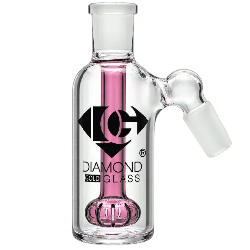 [DG00021] Diamond Glass ASHCATCHER- SHOWERHEAD PERC - DGA081-1445 Pink