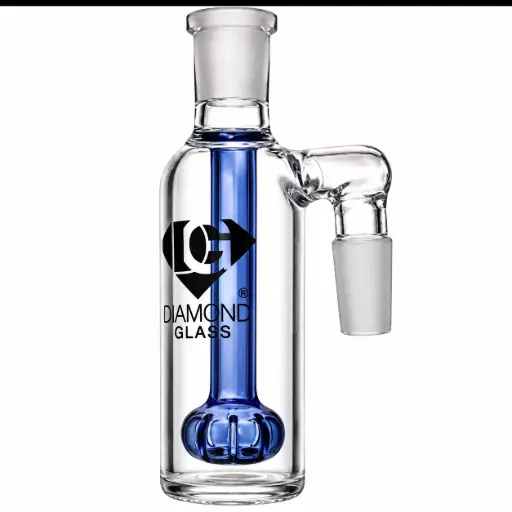 [DG00027] Diamond Glass ASHCATCHER- SHOWERHEAD PERC - DGA081-1490 Blue