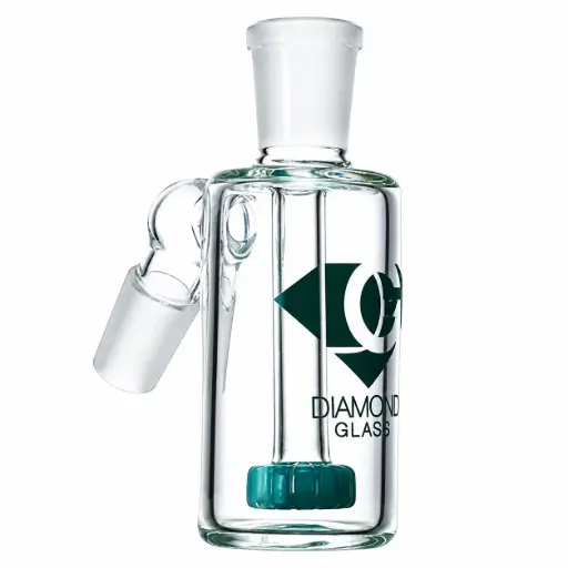 [DG00063] Diamond Glass ASHCATCHER- COLORED SHOWER - DGA442-1445 Jade