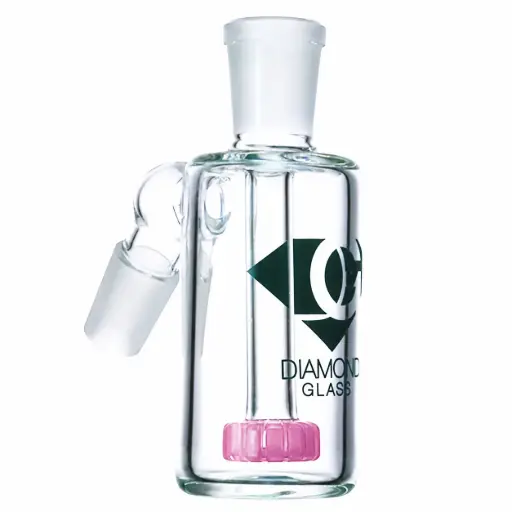 [DG00064] Diamond Glass ASHCATCHER- COLORED SHOWER - DGA442-1445 Pink
