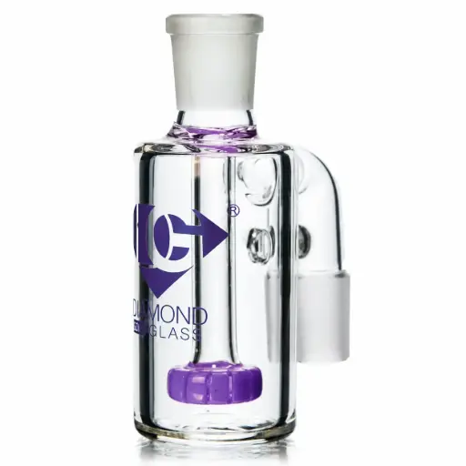[DG00067] Diamond Glass ASHCATCHER- COLORED SHOWER - DGA442-1490 Violet