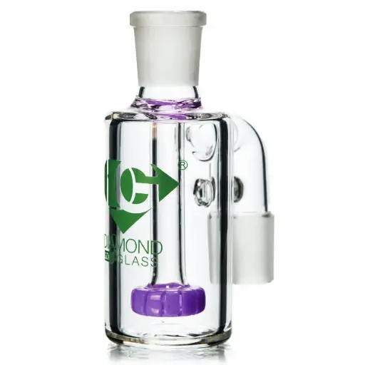 [DG00074] Diamond Glass ASHCATCHER- COLORED SHOWER - DGA442-1990 Violet