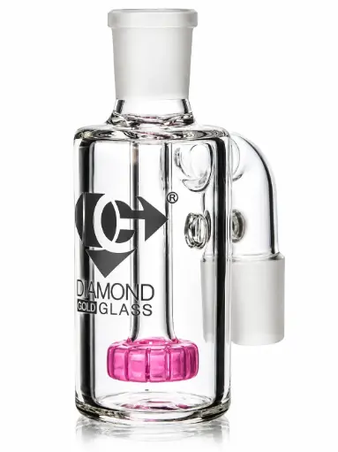 [DG00075] Diamond Glass ASHCATCHER- COLORED SHOWER - DGA442-1990 Pink