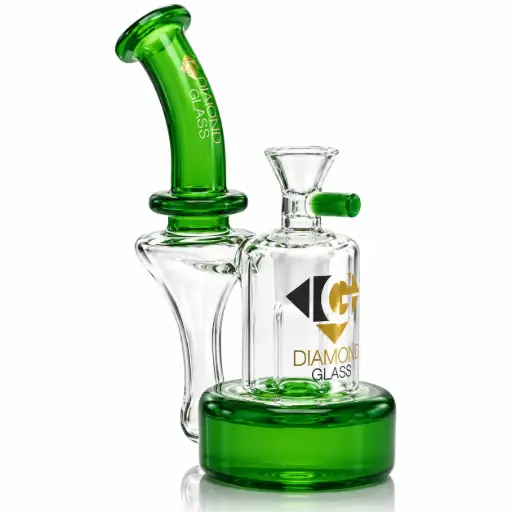 [DG00093] Diamond Glass 7" RECYCLER - DGR1050 Bright Green