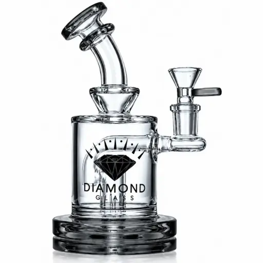 [DG00111] Diamond Glass RIG 6" STEM PERC - DGR1073 Smoke