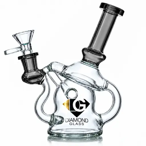 [DG00118] Diamond Glass RIG 6" RECYCLER - DGR1084 Smoke