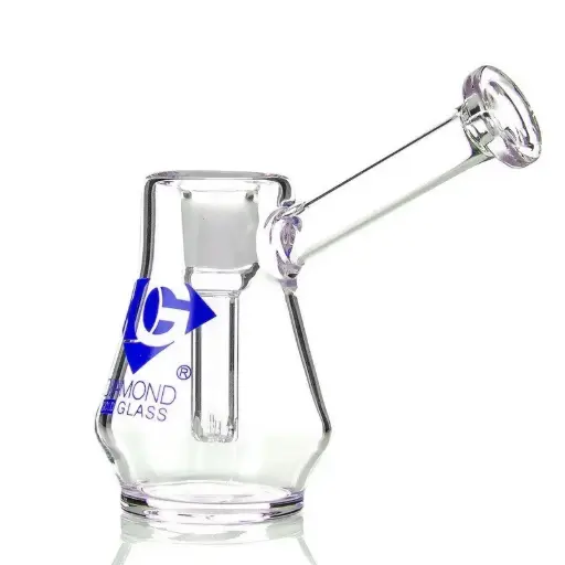 [DG00125] Diamond Glass RIG 4" STEM PERC - DGR1130 Blue