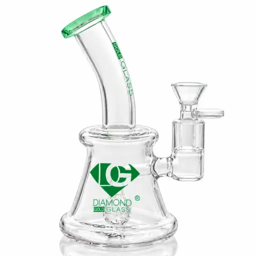 [DG00152] Diamond Glass 7" HAMMER PERC - DGR1147 Slime Green