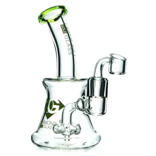 [DG00155] Diamond Glass 7" CROSS PERC - DGR1148 Bright Green